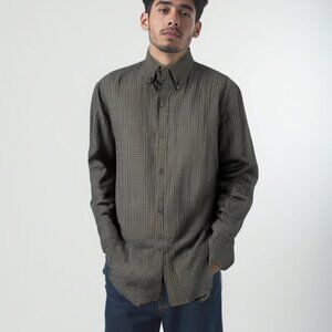 ❤️ G. H. Bass  & Co. men's long sleeve plaid shirt size Medium